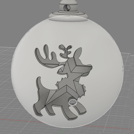 Christmas ball V03.02.01 3D model