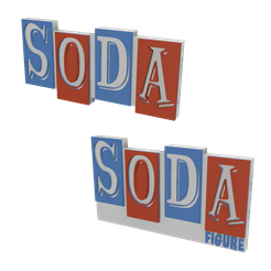 bitmap.png Fichier STL 3D MULTICOLOR LOGO/SIGN - Funko SODA Figure (Deux Variations)・Design à télécharger et à imprimer en 3D