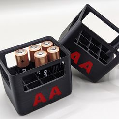 AA-Battery-Crate.jpg AA BATTERY HOLDER STORAGE CRATE ORGANIZER