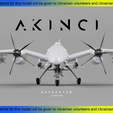 AKinci.png Bayraktar Akinci Modello di stampa 3D Modello di stampa 3D