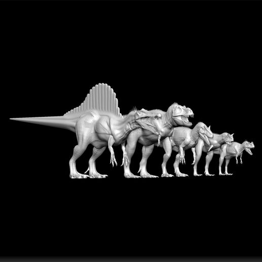 🐉 Dinosaurs Pack 3D Print Model for unity3d and ue5 and ue6・ STL File ...