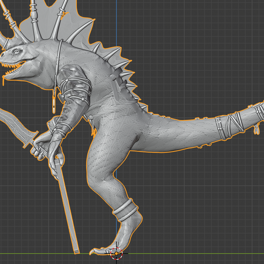 Download STL file Age of Hammer Fanatic cultist lizard • 3D print model ...