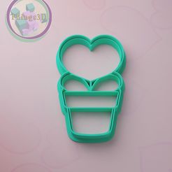 untiвепаваеывааааавtled.jpg Download STL file flower heart cookie cutter • 3D print model, Things3D