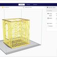 bc-02.jpg House Style Economy bird cage for finches, canaries, parakeets and other small birds 3d print cnc