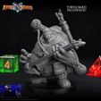 Tortle-Bard.jpg Tortle Bard Miniature - Pre-Supported