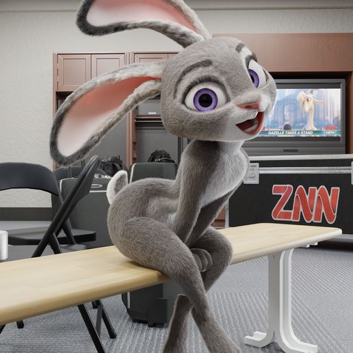 Judy Hopps - Zootopia Sexy STL 3D