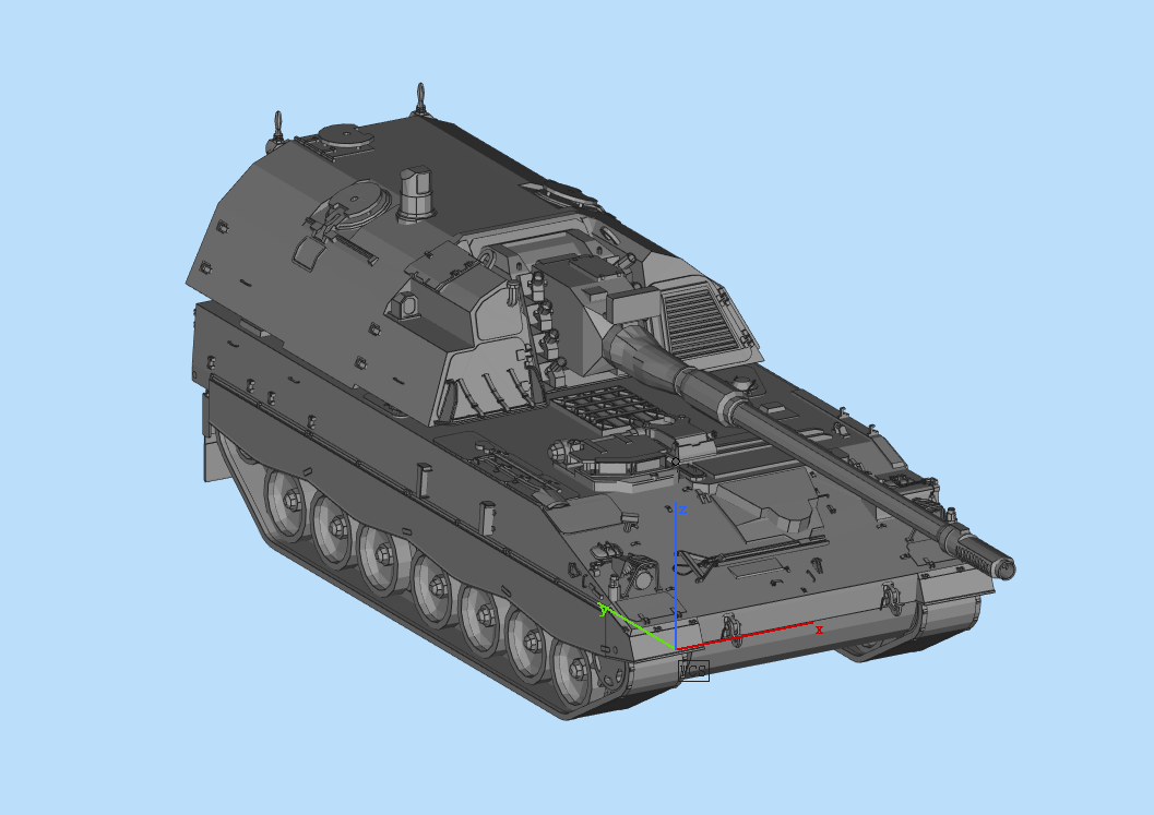 STL file Modern self propelled gun・Model to download and 3D print・Cults