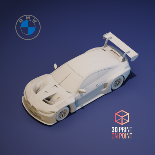 STL file BMW M4 GT3 - 3D MODEL 🚗 ・3D printing design to download・Cults