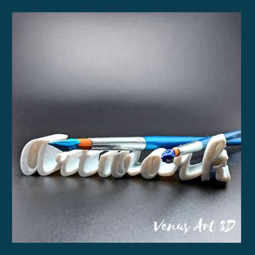 🎨 ARTWORK BRUSH HOLDER 🎨 3D model