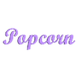Popcorn Sign-4.stl Popcorn-Schild