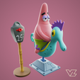 Patrick-Star_Seahorses_1.png Patrick Star with Seahorses- SpongeBob SquarePants