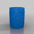 c3181d16-a968-4813-97d3-d84e2b75977b.png Geometric Flowers Cup/Pen Holder