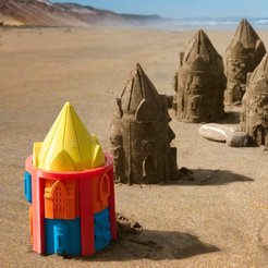 Capture d’écran 2017-08-29 à 17.25.34.png Бесплатный STL файл Customizable Sand Castle Mold・Объект для скачивания и 3D печати