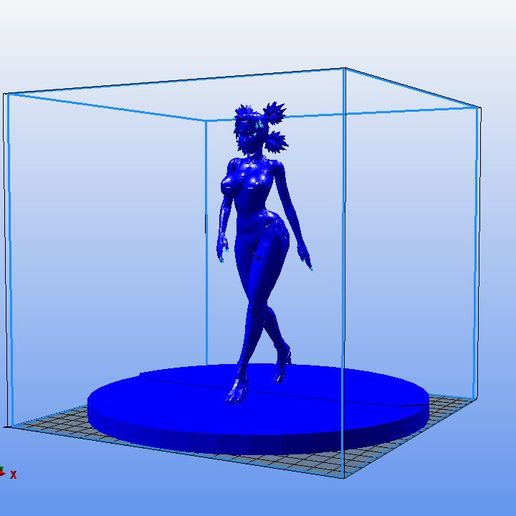 Temari swimsuit figure 3D model
