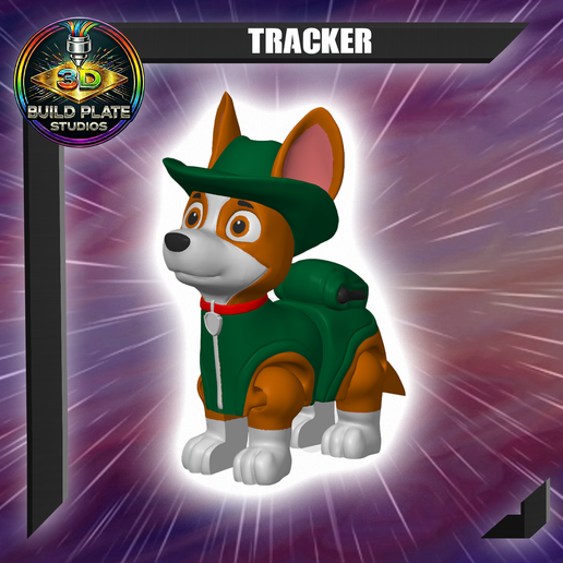 Paw Tracker Multicolor Flexi Print-In-Place