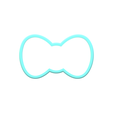 1.png Kitty Bow Cookie Cutters | STL File