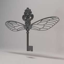 01.jpg Fichier OBJ Porte-clés Dragonfly・Plan pour impression 3D à télécharger, Nelsones