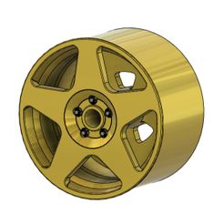 Fifteen52-Tarmac-2.jpg Free STL file Fifteen52 Tarmac Rims for Diecast 1 : 64 scale・3D printer design to download