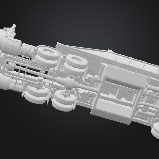 🚐 Rig w/ Bottom Hopper Trailer・ STL File for 3D printing・Cults