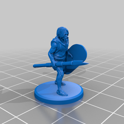 C_DTH_M_spear_S1.png Archivo 3D gratis Antigüedad clásica - Lanceros bárbaros・Diseño de impresión 3D para descargar