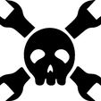 Hack-A-Day_Logo.jpg Hack a Day Skull and Wrenches Logo