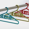 hangerassembly.JPG Free STL file Suit Up! Clothes Hanger・Template to download and 3D print