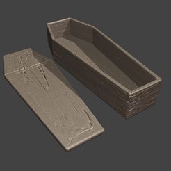 coffin08.jpg 3D file Coffin・3D printer design to download
