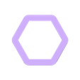 Hexagon1 25mm.stl Hexagon clay cutter | Digital STL file | sharp cutter | 7 sizes | polymer clay cutter | Hexagon 1