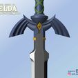 Folie6.jpg Master Sword from Zelda Breath of the Wild (Life Size)