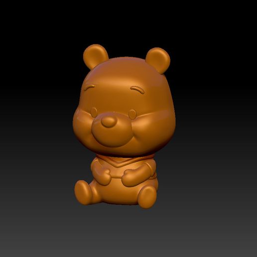 Winnie the Pooh Pendants -Ornaments 3D model