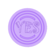Yes_Side_v3.stl Yes/No Coin