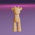 GiraffePose1.png Creamsicle as a Petite Pony (Giraffe 3D Model)