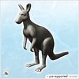 1-PREM.jpg Kangaroos (15) - Animal Savage Nature Circus Scuplture High-detailed