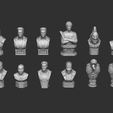 02.jpg 3D PRINTABLE COLLECTION BUSTS 9 CHARACTERS 12 MODELS