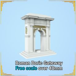A001.jpg Archivo 3D Puerta dórica romana・Diseño de impresora 3D para descargar
