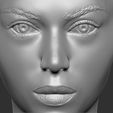 13.jpg Beautiful brunette woman bust ready for full color 3D printing TYPE 9