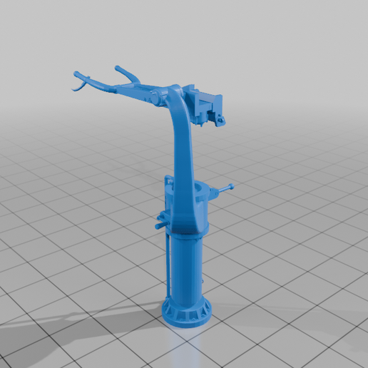 US Navy Browning .50 Cal, M2, Water-Cooled, Pedestal Mount 3D model