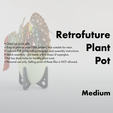 TextPreview-Medium.png Retrofuturistic Medium Plant Pot