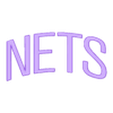 Brooklyn Nets NBA NETS v1.stl STL file Brooklyn NETS NBA・Model to download and 3D print, Upcrid