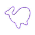whale 4 in.stl 4 sizes of Whale Cookie Cutter - SHARP cutting edges - So Versatile!