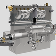 4.png Bugatti Type35B Engine 1/12 SCALE