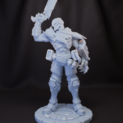 Pistolero_01.png Archivo STL Gunslinger-X・Modelo para descargar y imprimir en 3D