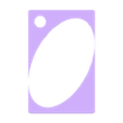 TopCardColor.stl 宇野カードキーチェーン（マルチマテリアル）