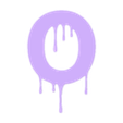 O.stl Spooky Blood Dripping Halloween Letter Set (3D Models and Source SVGs)