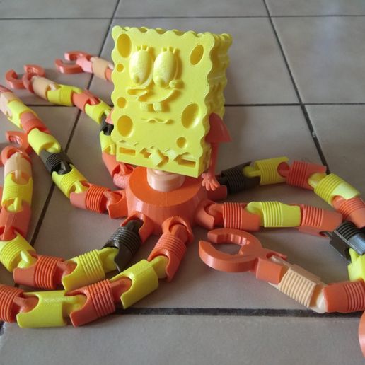 Crazy SpongeBob 3D model