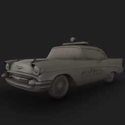 1089FA8F-6ACD-48E6-B29B-4DD1263E0AD3.png STL file Chevrolet 1957 police car・3D print design to download