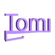 Tomi.stl Name tags for the cup