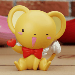 Valentines-Kero.png Файл STL Suporte Alexa Echo Dot 4a e 5a Geração Cerberus Cardcaptor Kero-Chan・Модель для загрузки и 3D-печати