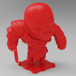 Kratos6.png Fichier STL gratuit Dieu de la guerre KRATOS・Plan à télécharger et à imprimer en 3D