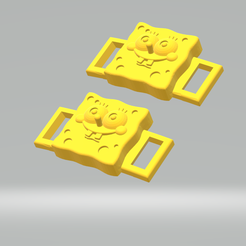 bob-esponja.png Fichier STL Boucle de lacet Bob l'éponge・Design pour impression 3D à télécharger